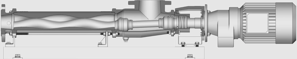 SEEPEX N Range Standard Pumps Diagram-