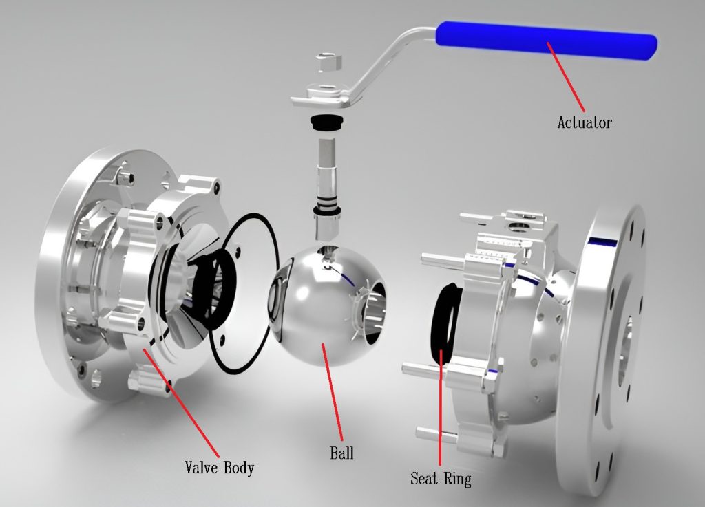 ball valve diagram