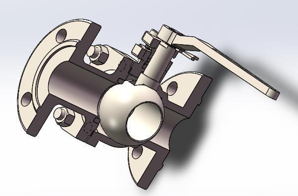 ball valve open and close