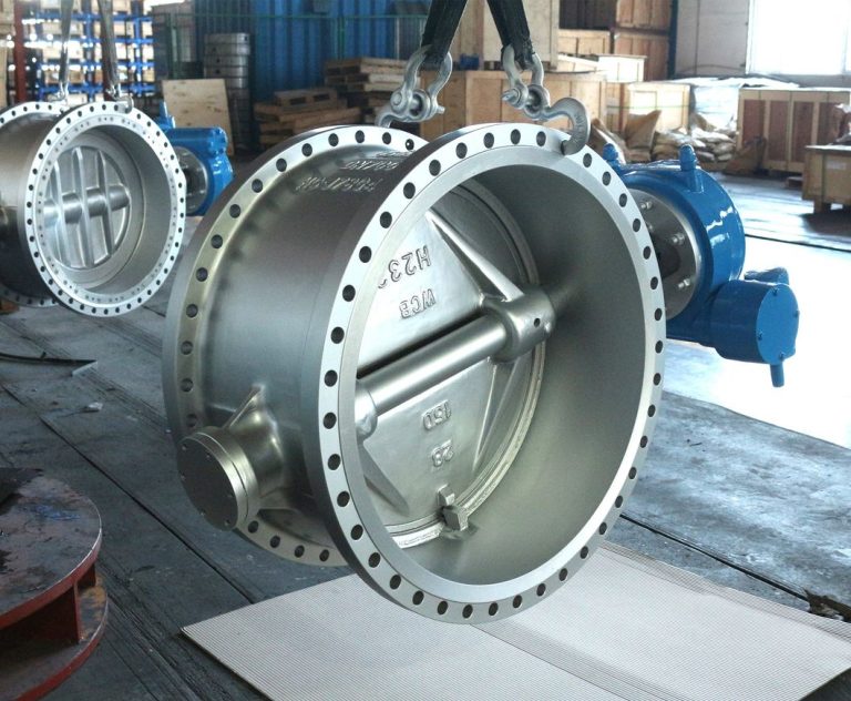 Sealing principle of double eccentric butterfly valve