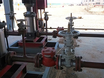 valve installation scene 