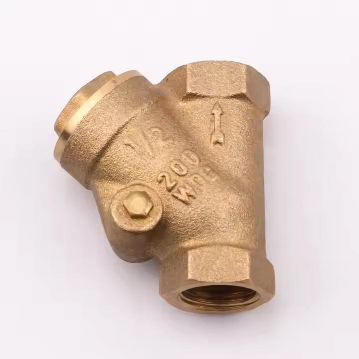 NPT Brass Swing Check Valve Y Type