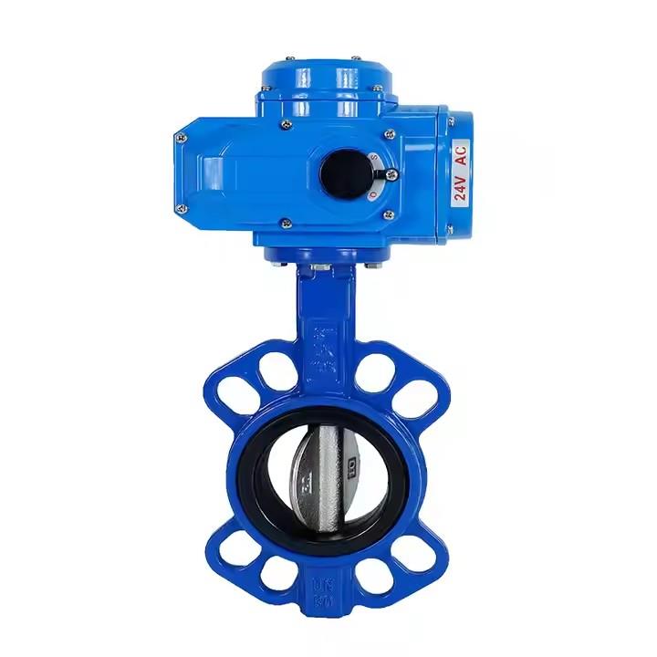 butterfly valve with actuator