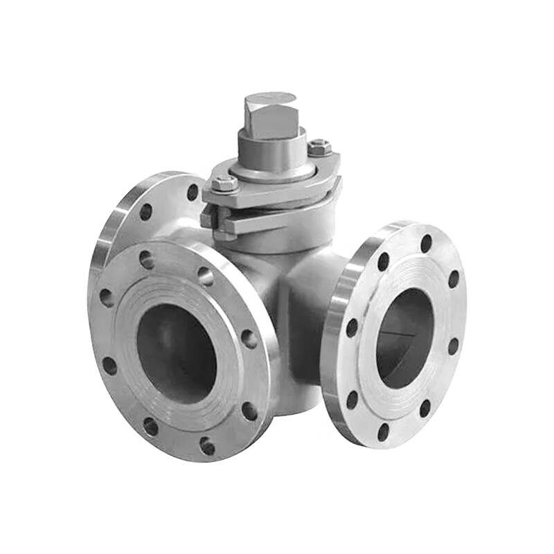 three way plug valve